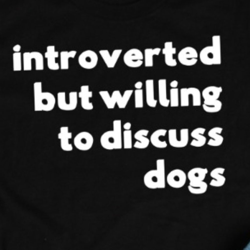 Introverted But Willing To Discuss Dogs Shirt - image 2